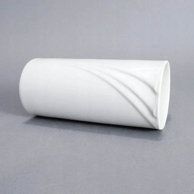 JARRÓN DE PORCELANA BLANCA DE DISEÑO Hutschenreuther JARRÓN