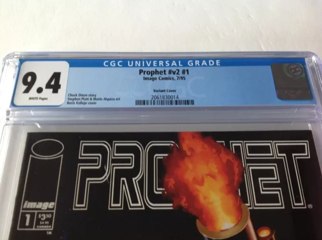 Prophet V2 1 Cgc 9.4 White Pages Variant Cover Boris Vallejo Image Comics 2