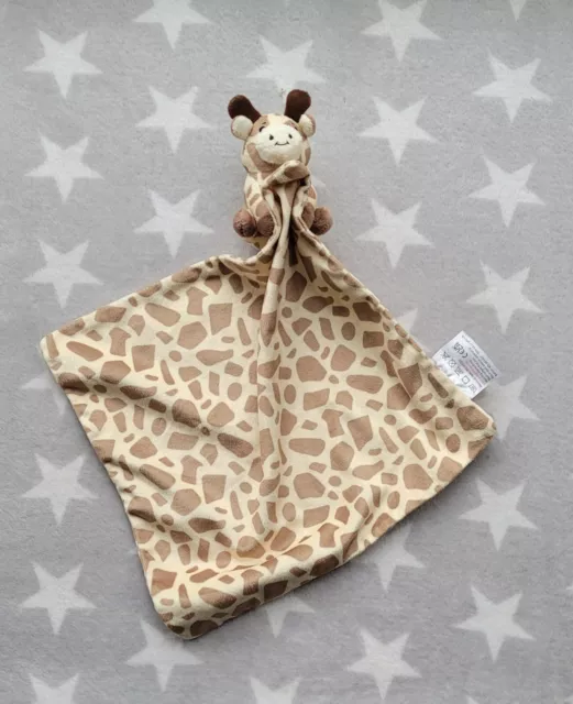 Hugs & Kisses Giraffe Baby Comforter  Plush Soft Toy Blankie Blankey