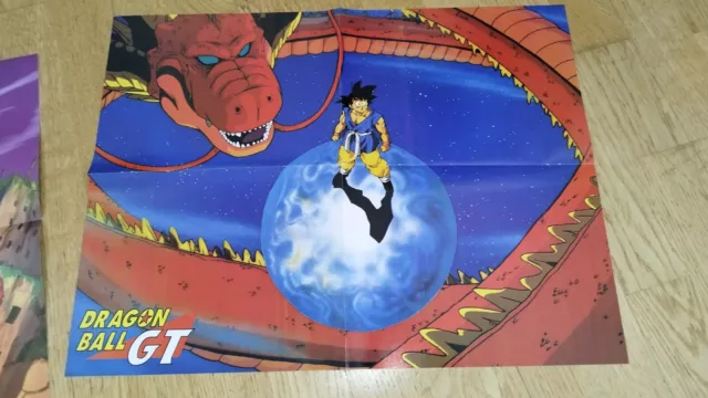 Dragon Ball GT Poster SSJ4 Goku Vegeta and Omega Shenron 12inx18in Free  Shipping