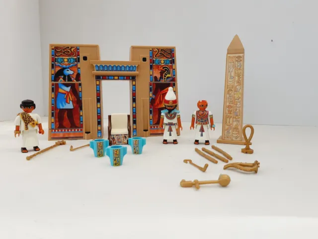 Playmobil (70365 + pièces Egypte) incomplet