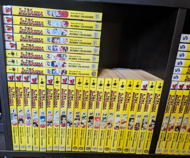 Inuyasha English Manga Volume 1 - 56 Complete Set Lot Rumiko Takahashi VIZ 2