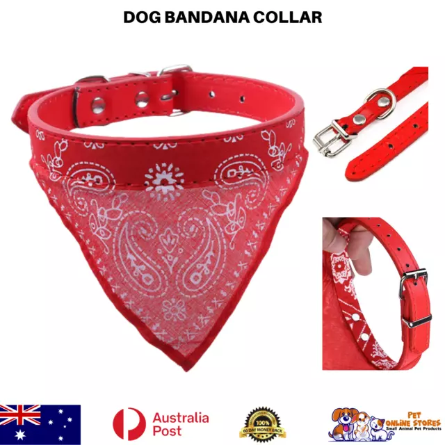 Dog Bandana Collar Adjustable Scarf Collar Cute Puppy Cat Kitten Australia Ebay