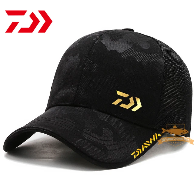 Daiwa Fishing Sun Hat Sports Breathable Mesh Baseball Cap Sunshade Adjustable