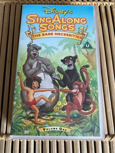 DISNEY SING ALONG Songs - The Bare Necessities (VHS) Volume One EUR 5 ...