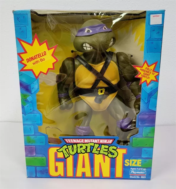 J-346 Vintage 1989 Teenage Mutant Ninja Turtles Giant Turtle Donatello