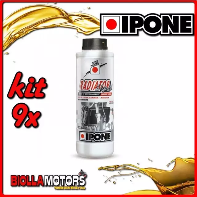 Kit 9X Litro Liquido Ipone Radiatore - 409703060
