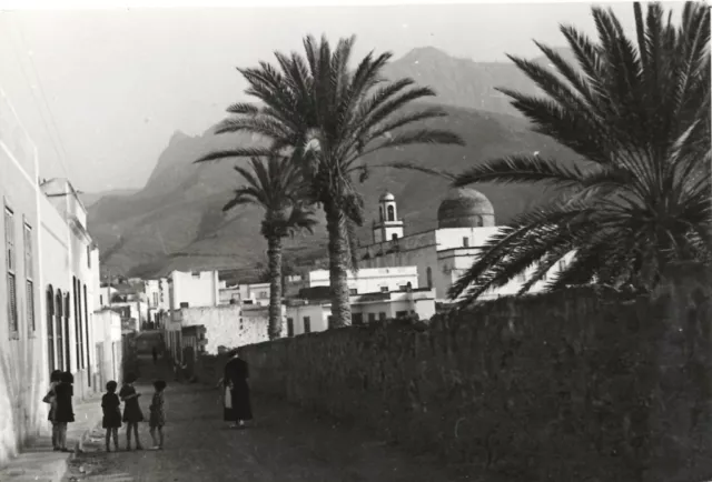 Paul Wolff & Tritschler Vintage Gelatinesilberabzug Kanarische Inseln Agaete 40s
