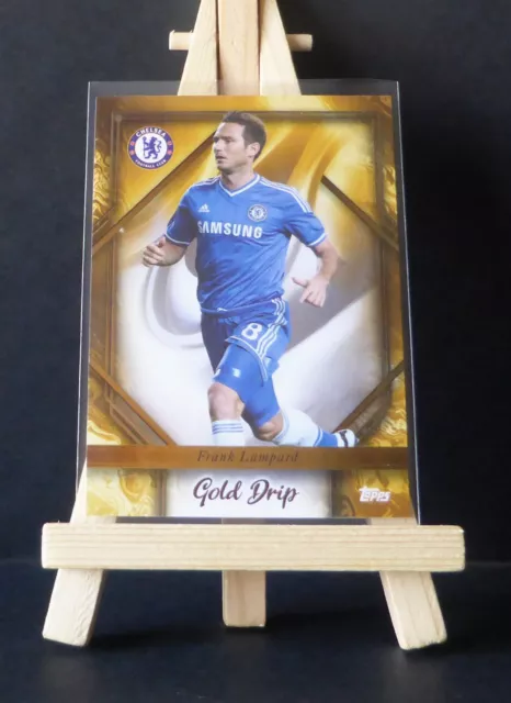 2024 Topps Chelsea Set  Frank Lampard  Chelsea  Gold Drip ☄️ #46