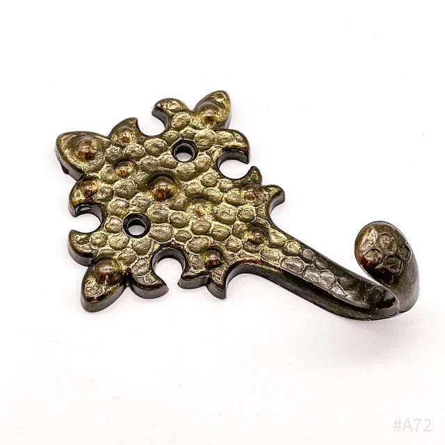 Vintage Brass Coat Hook, Coat Hooks Italy VCR Brev No. 1 - 8,5cm