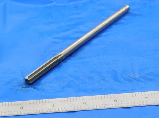 5/16" O.D. HSS CHUCKING REAMER 11/32 SHANK 6 FLUTE .3125 ONSIZE 8 mm
