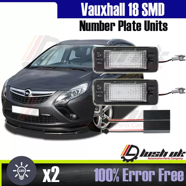 VAUXHALL 18 LED Replacement Number Plate Units Opel Astra J Estate Zafira  Tourer £14.95 - PicClick UK