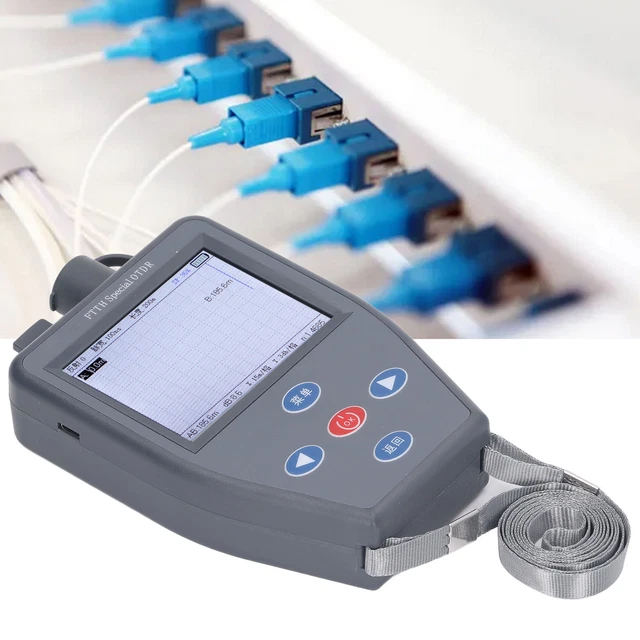 LCD OTDR Optical Time Domain Reflectometer Optical Power Meter Fiber Tester