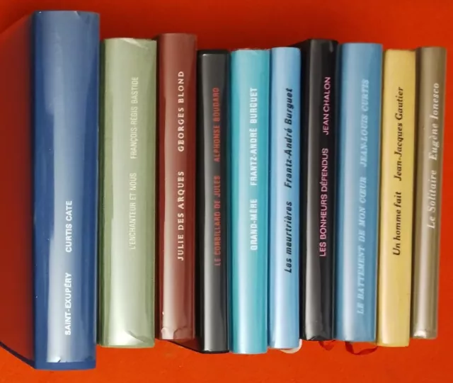 Lot de dix livres Cercle du Nouveau Livre (comme neufs)