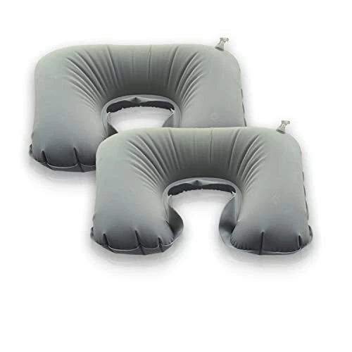 U-shaped Inflatable Airplane Pillow Neck Travel Pillows Head and Neck Support