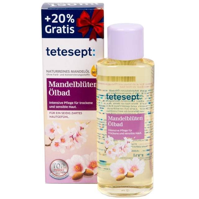 Tétesept FLORES DE ALMENDRO BAÑO ACEITE 1 x 150ml tamaño especial - cuidado de piel seca