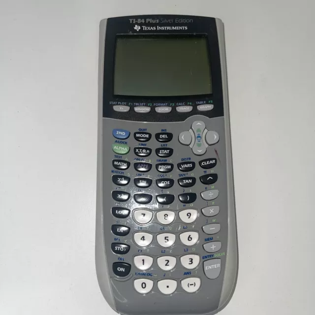 Texas Instruments TI-84 Plus C Silver Edition Graphing Calculator  No Cable Read