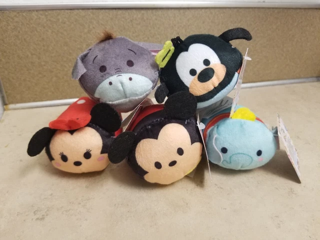 LOT OF 5 2022 SET Disney Tsum Tsum Stackable Mini Plush Classic Collection