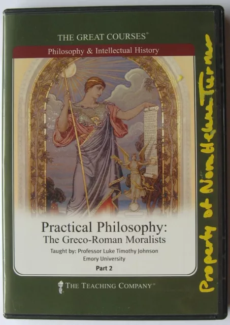 Practical Philosophy Greco-Roman Moralists Part 2, The Great Courses 2 DVDS, OOP