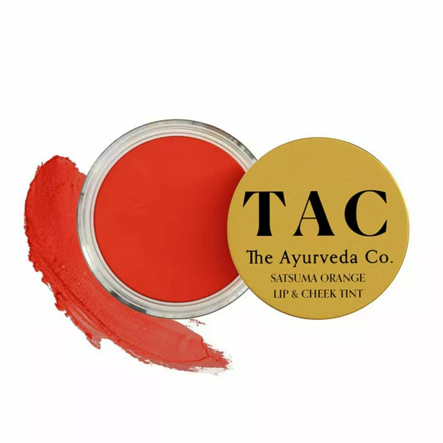 Tac The Ayurveda Co.Satsuma Orange Ombre Lèvre Et Joue Coloration Rougeur Pour