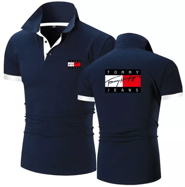 Sommer T-shirt Tops Sport Polo Shirt Fashion Trend Freizeit Herren Polo Shirt De