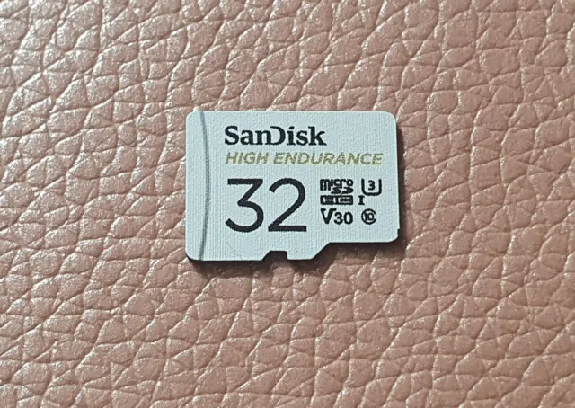 32GB High Endurance Sandisk HD Micro Sd Card V30 Class 10 - For Samsung Galaxy