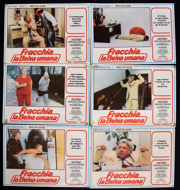 Fotobusta Ferguson La Prédateur Humaine Paolo Village Mazzamauro Lin Banfi F94