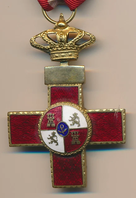 Médaille Militaire Espagnole « Constancia Militar » De L’époque Franco - Originale, Années 1958-1970, En Bon état D’usage