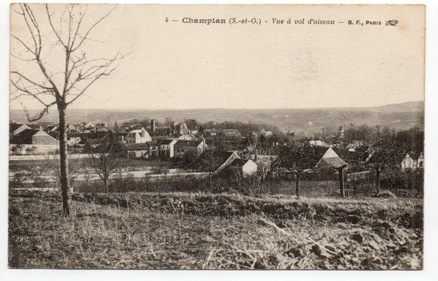 CHAMPLAN - Val d' Oise - CPA 95 - vue generale