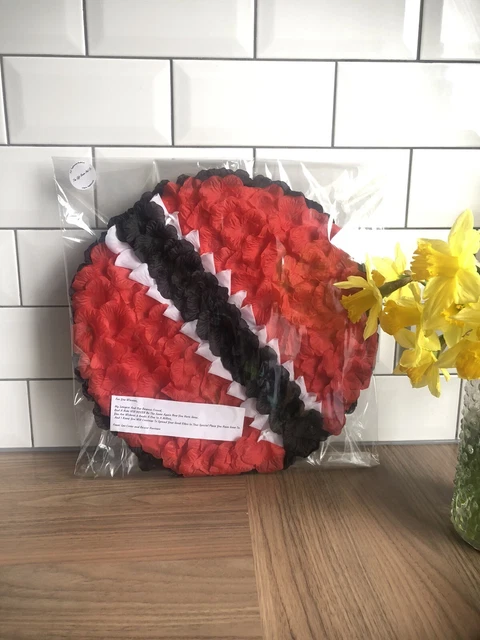 Trinidad Tobago Artificial Funeral Flower Wreath Memorial Tribute All Countries