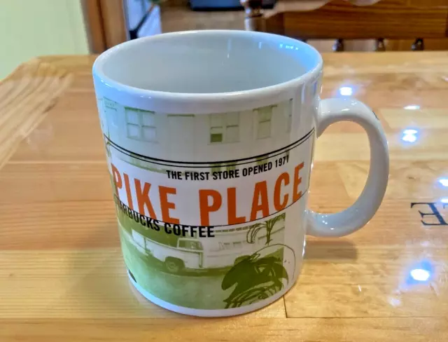 Starbucks Coffee Company 1999 Pike Place Market Cup Mug First Store 1971 20oz