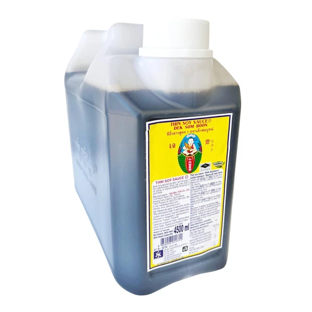 Salsa Di Soia Dek Som Boon Tanica da 4,5 l Food Service Prodotti Etnici