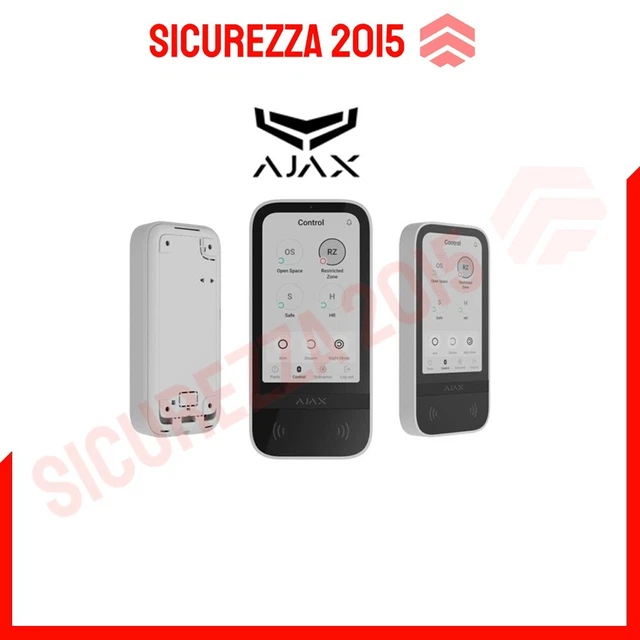 Tastiera wireless touch screen - Ajax KeyPad TouchScreen White 58455