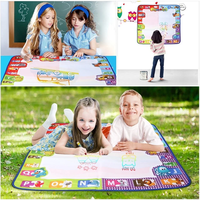 78cm Magische Zeichenmatte Mal-Tafel Aqua Magic Matte für Kleinkinder Kinder Neu