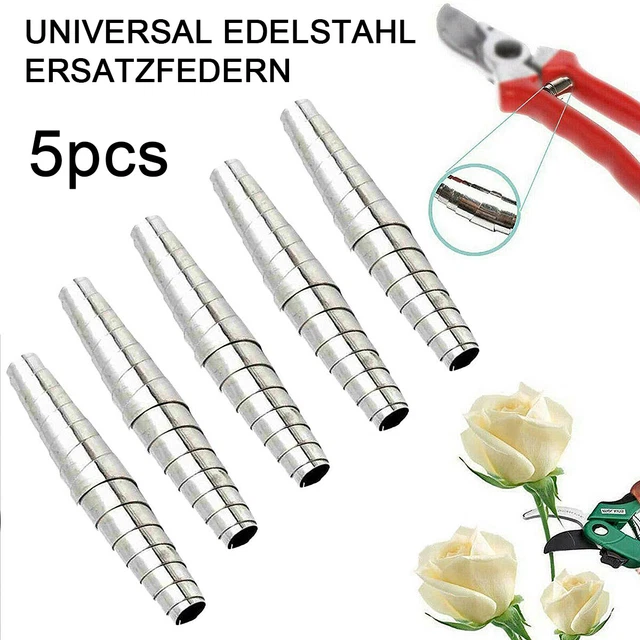 5x Garden Secateurs Replacement Springs Pruner Volute Springs Replacement Parts
