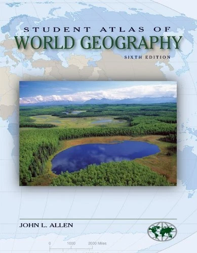 STUDENT ATLAS OF WORLD GEOGRAPHY By John Allen **Mint Condition**