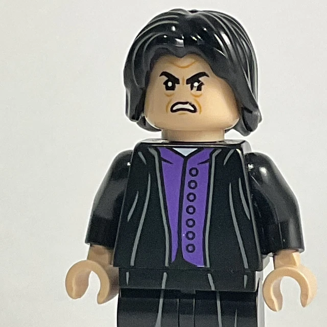 LEGO PROFESSOR SEVERUS Snape Minifigure Harry Potter Dark Purple Shirt