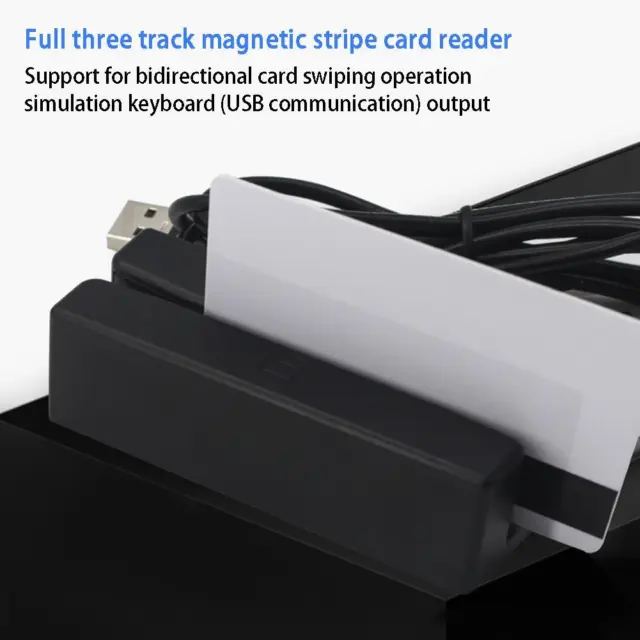 Magnetic Stripe Reader, USB Mini Sliding Magnetic Stripe 1pcs Reader  Prof