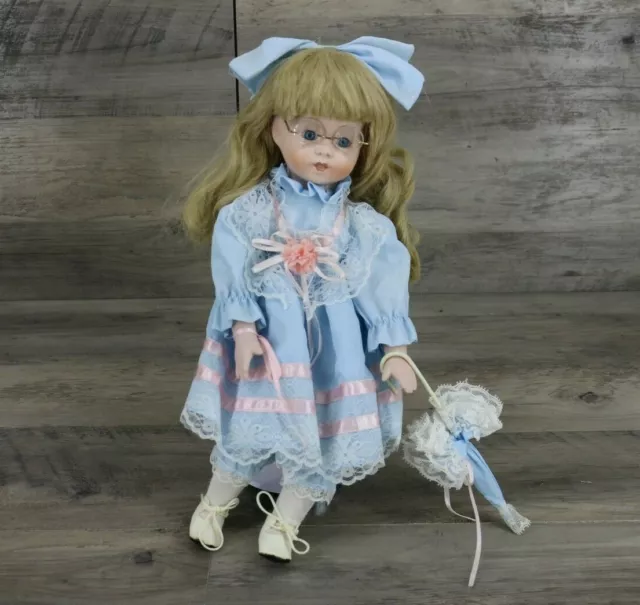 Heritage Signature Collection Season Summer Porcelain Doll with Glasses