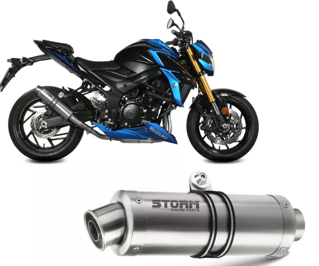 Pot D'Echappement Storm by Mivv Gp Acier pour Suzuki Gsx-s 750 2017 > 2020