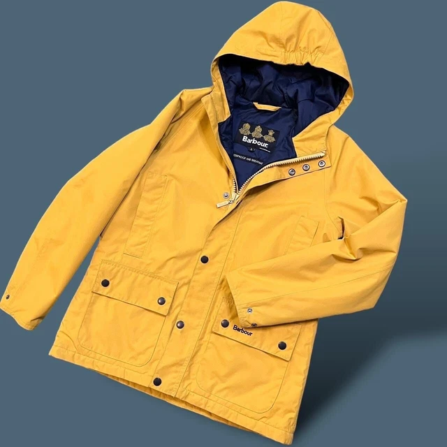 Barbour beaufort jacket deals kids yellow