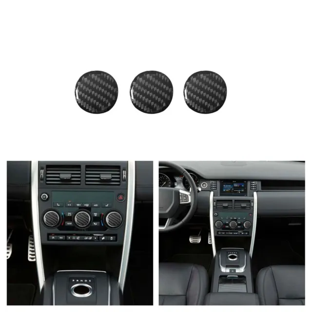 Radio Button Panel Cover Trim Carbon Fiber For Land Rover Discovery Sport 15-19