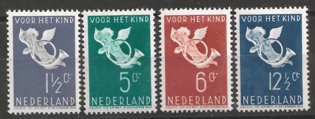 Timbres Pays Bas - 1936 - N° 289 à 292 Neufs*