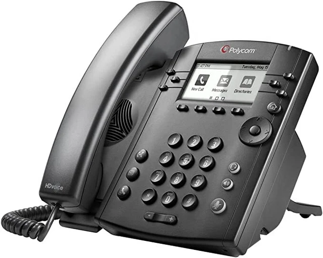 Polycom VVX 311 Corded Business Media Phone System - 6 Line PoE - 2201-48350-101 Polycom VVX 311 Corded Business Media Phone System - 6 Line PoE - 2201-48350-101