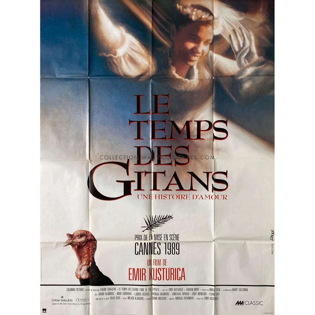 LE TEMPS DES GITANS Affiche de film  - 120x160 cm. - 1988 - Davor Dujmovic, Emir