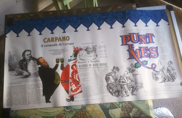CARPANO IL VERMOUTH DI CAVOUR 1955 Armando Testa