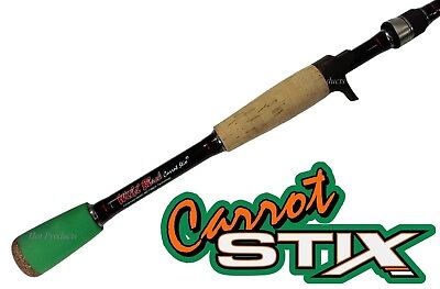 Carrot Stix CASTING 6' 7" Medium Wild Black Bass Fishing Rod C2WZ671M-MF-C