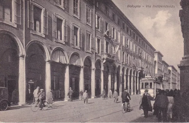 Bologna - Via Indipendenza ( tram ) - fp vg