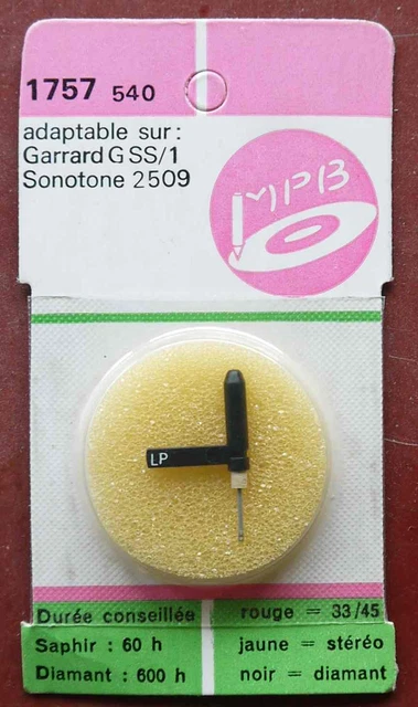 5811 Saphir Zafira GARRARD GSS 1 Needle stylus platine vinyle