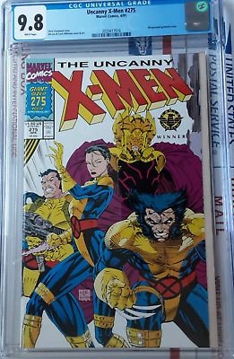 Uncanny X-Men #275 1991 Cgc 9.8 Nm/M Classic Jim Lee Amazing Wraparound Cover